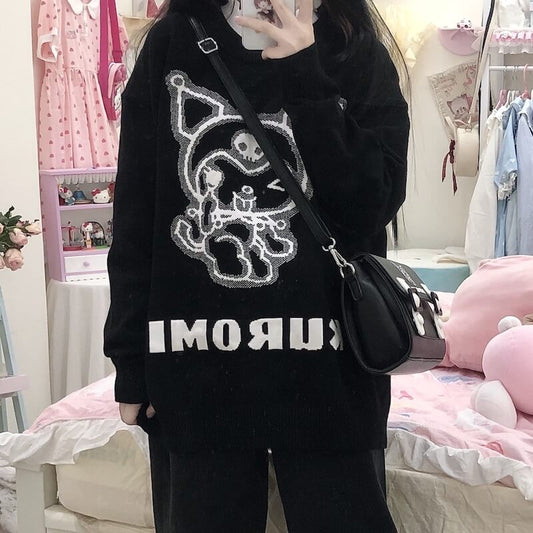 Naughty Face Kuro Sweater