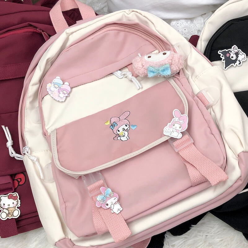Kawaii Melo Pink Backpack