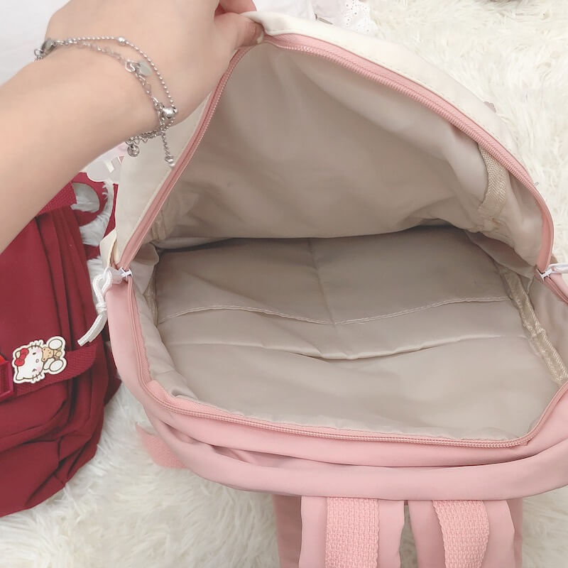 Kawaii Melo Pink Backpack