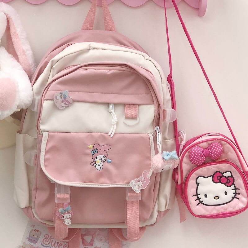 Kawaii Melo Pink Backpack
