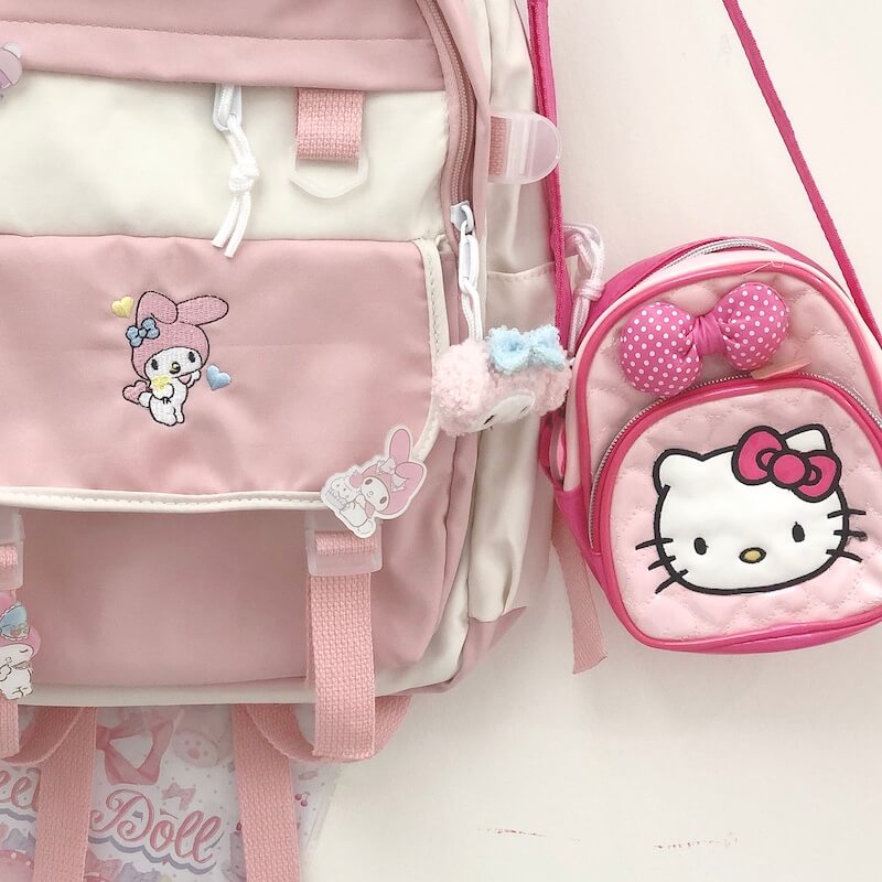 Kawaii Melo Pink Backpack