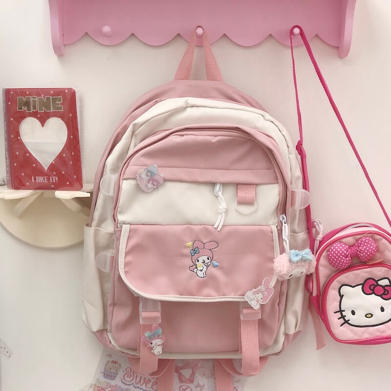 Kawaii Melo Pink Backpack
