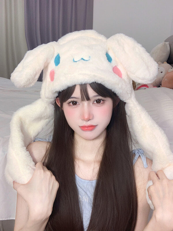 Cartoon Plush Warm Ears Hat