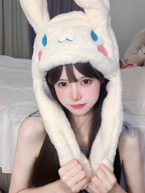 Cartoon Plush Warm Ears Hat