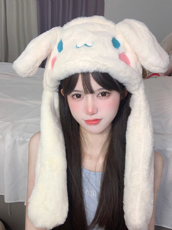Cartoon Plush Warm Ears Hat