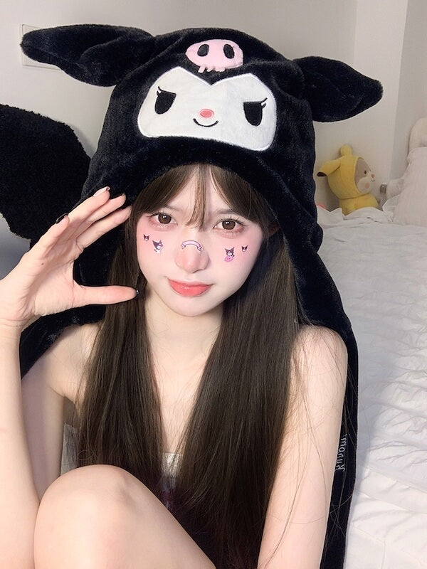 Cartoon Plush Warm Ears Hat