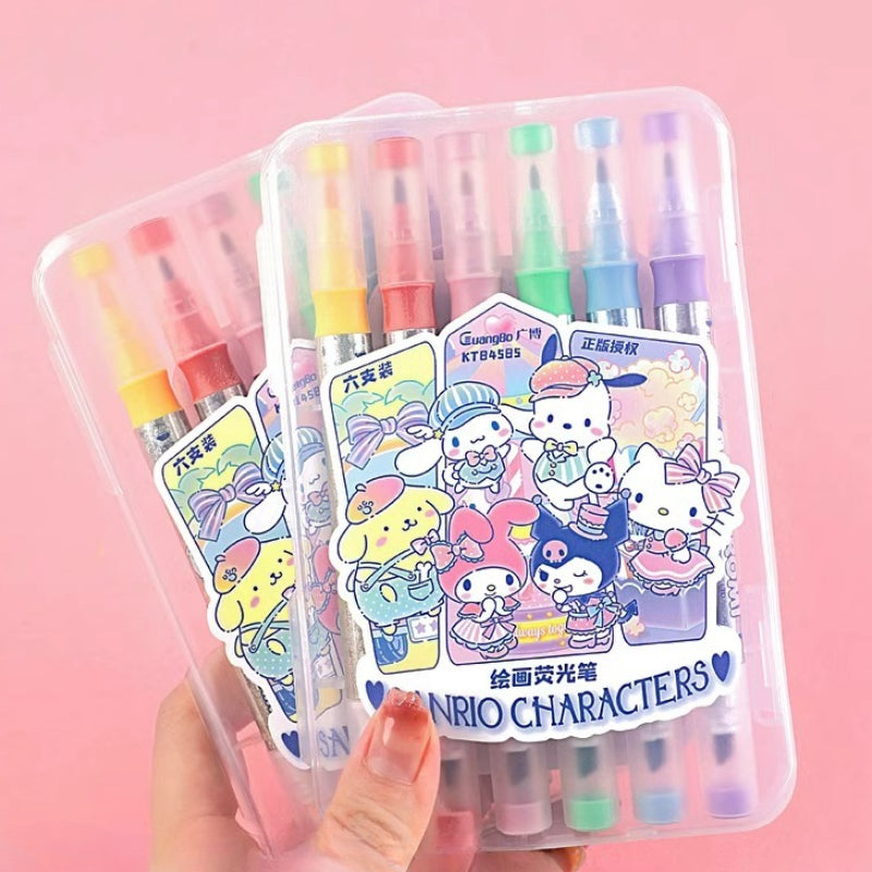 Rainbow Markers Cute Characters ON1408