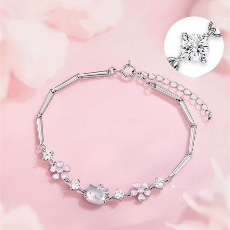 Bracelet Chaton Fleur de Cerisier KI302