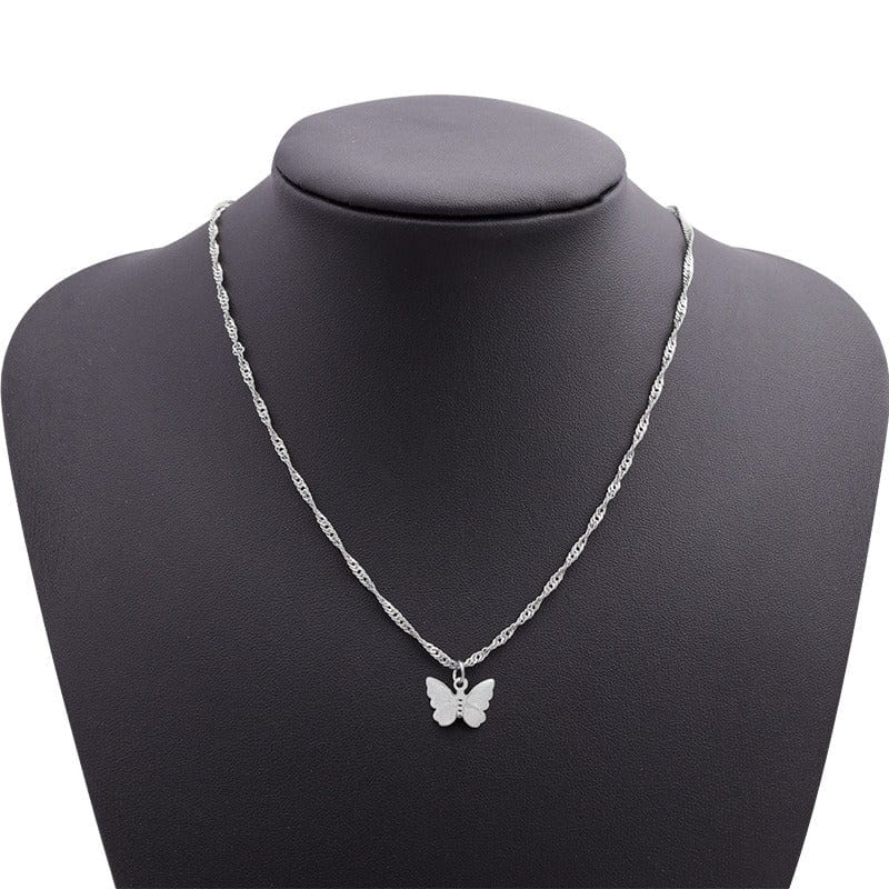 Classy Butterfly Chain Necklace
