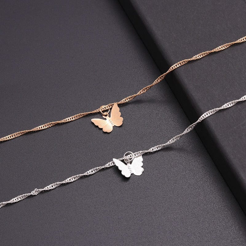 Classy Butterfly Chain Necklace