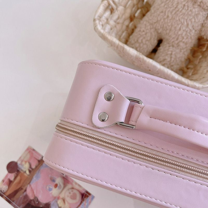 Pink Kirby Portable Cosmetic Storage Bag KI711