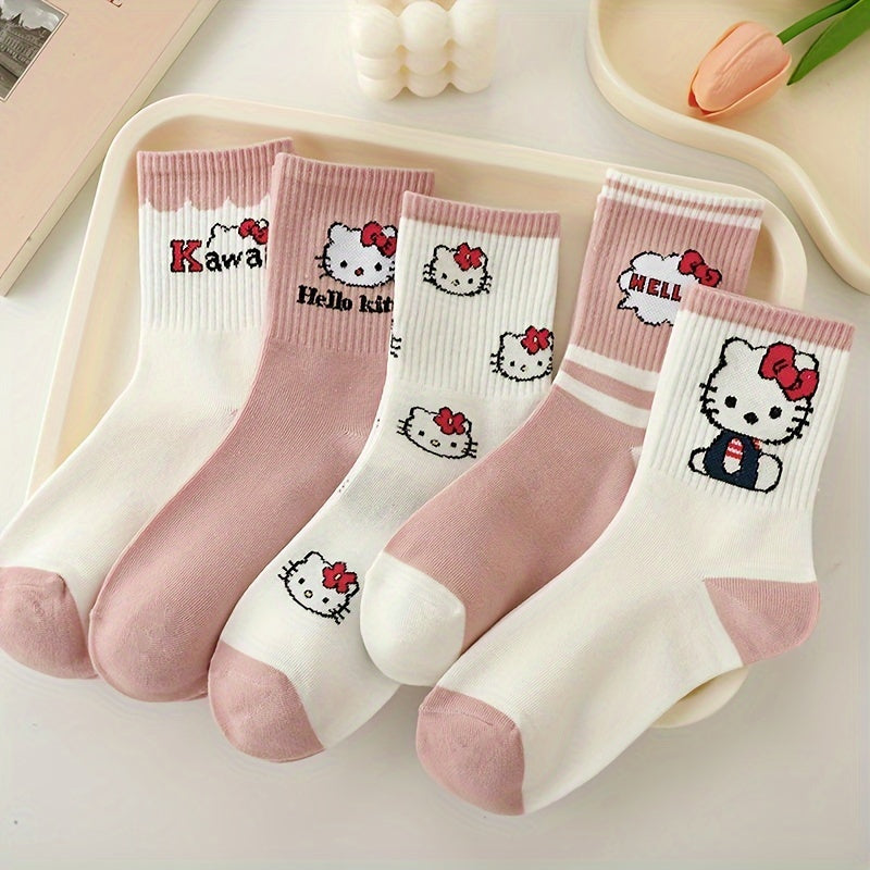 Kitty Cat Stockings - 8 Pairs