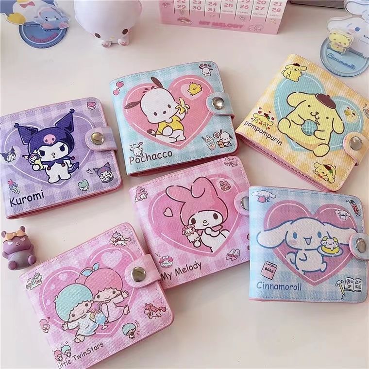 Cartoon Double-sided Coin Portable Wallet