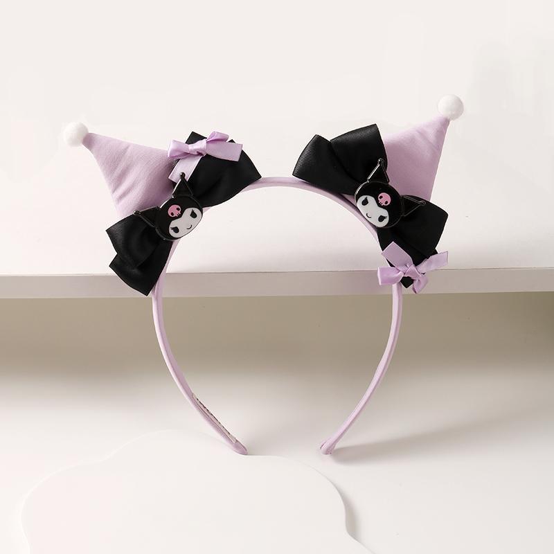 Accessoires pour cheveux violets et noirs en forme de diable kawaii ON1403