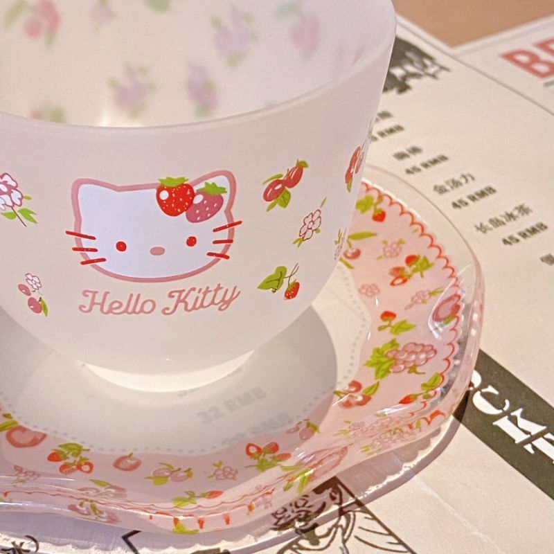 Kitty Medieval Cherry Blossom Coffee Cup
