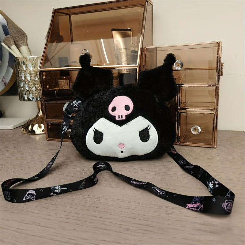 Kuro Cute Plush Doll Crossbody Bag