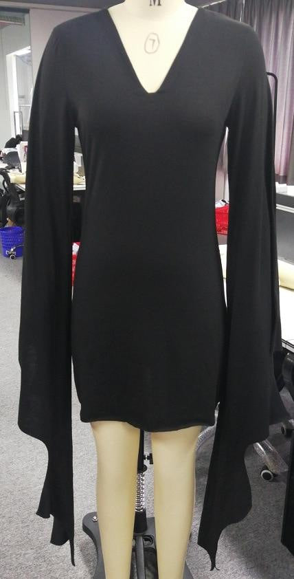 Forest witch hooded dress - black dress - clothes - clothing - cosplay - costume