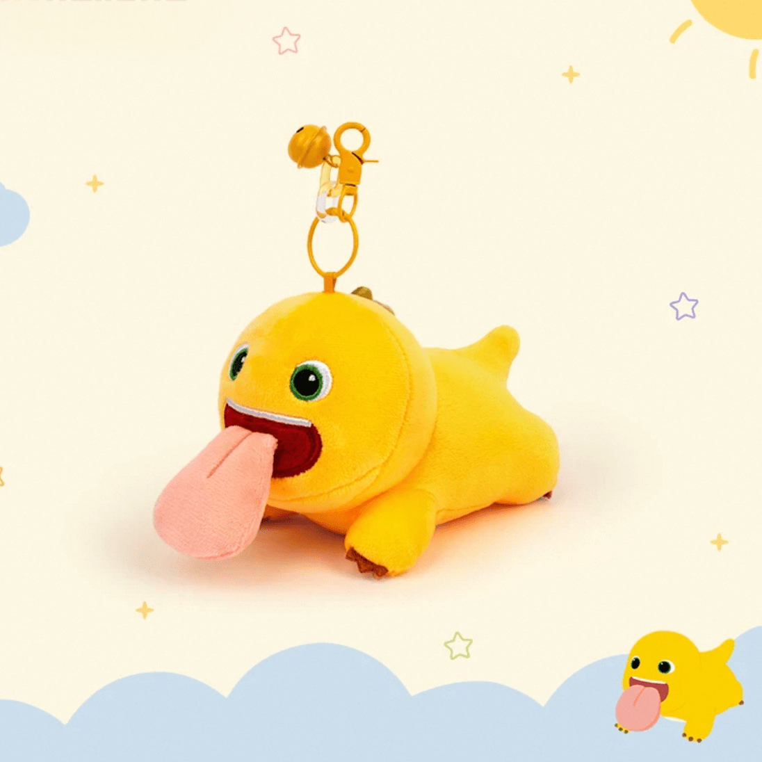 Keychain Plush Tongue Dragon Funny Big Magnetic Doll