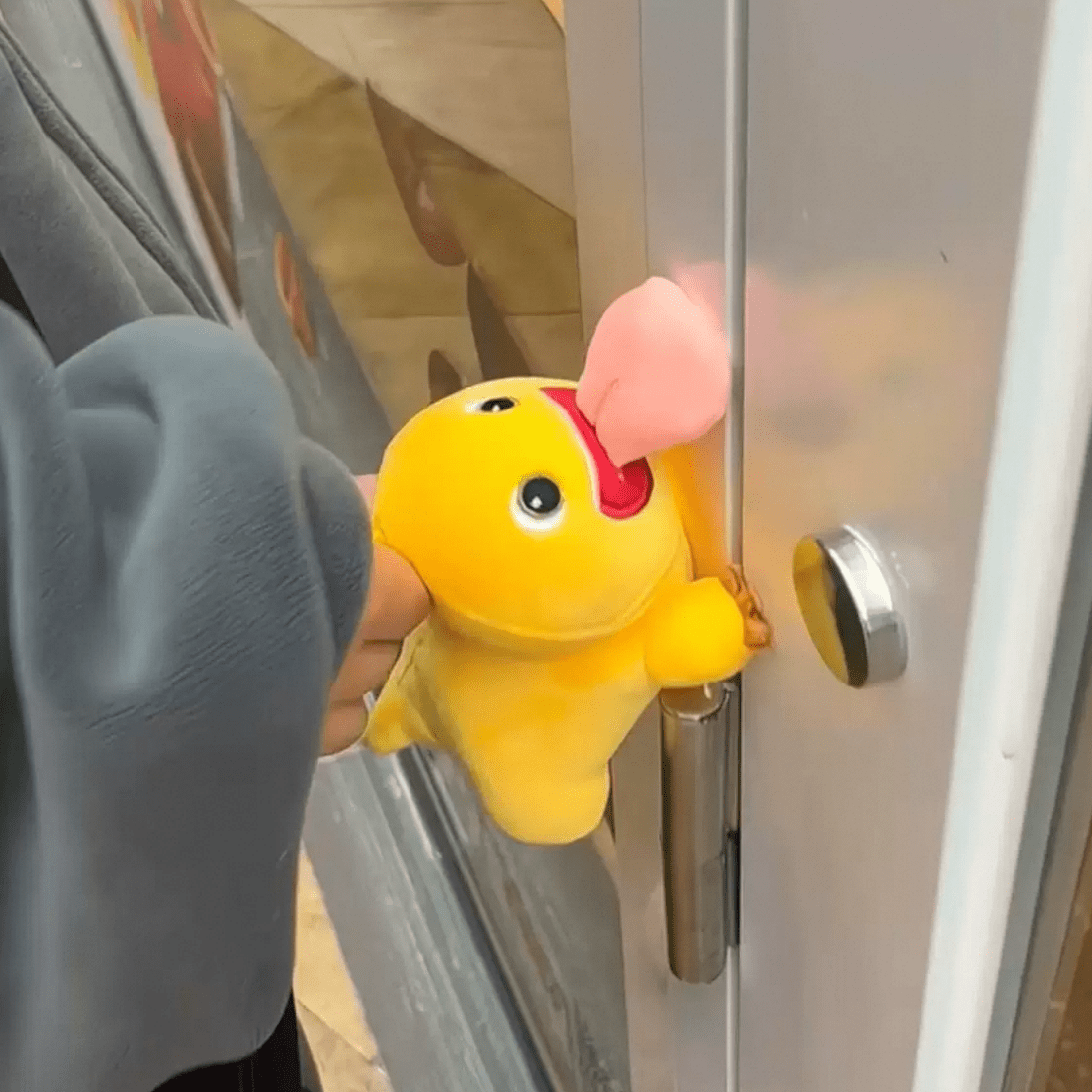 Keychain Plush Tongue Dragon Funny Big Magnetic Doll