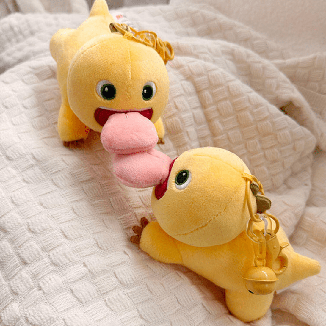 Keychain Plush Tongue Dragon Funny Big Magnetic Doll