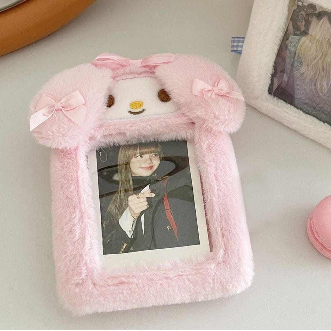 Photocard My Cinna Holder Keychain Melody Furry Kpop