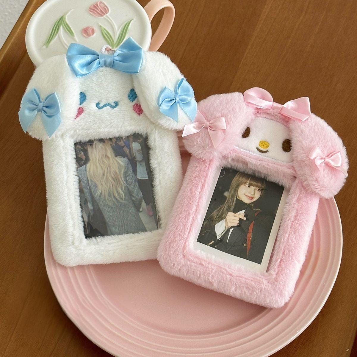 Photocard My Cinna Holder Keychain Melody Furry Kpop