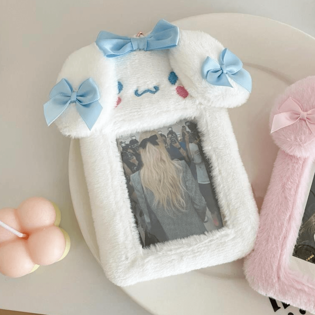 Photocard My Cinna Holder Keychain Melody Furry Kpop