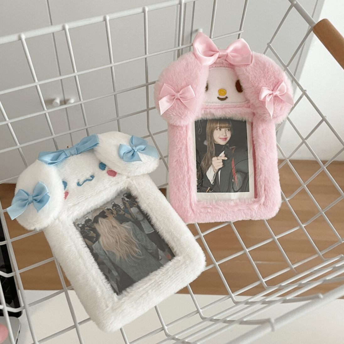 Photocard My Cinna Holder Keychain Melody Furry Kpop