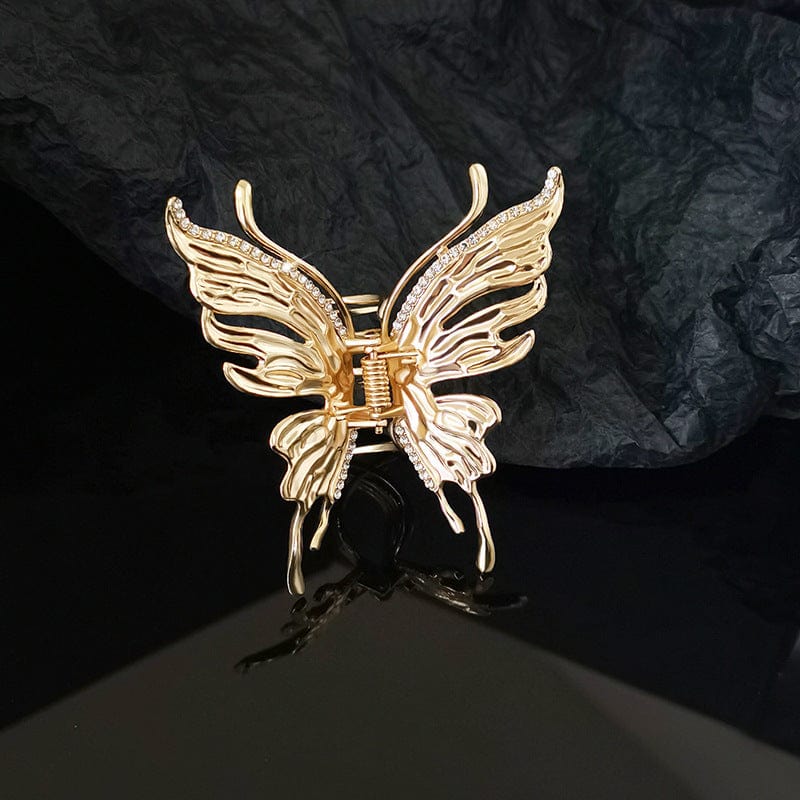 Elegante Haarklammer mit hohlem Schmetterling