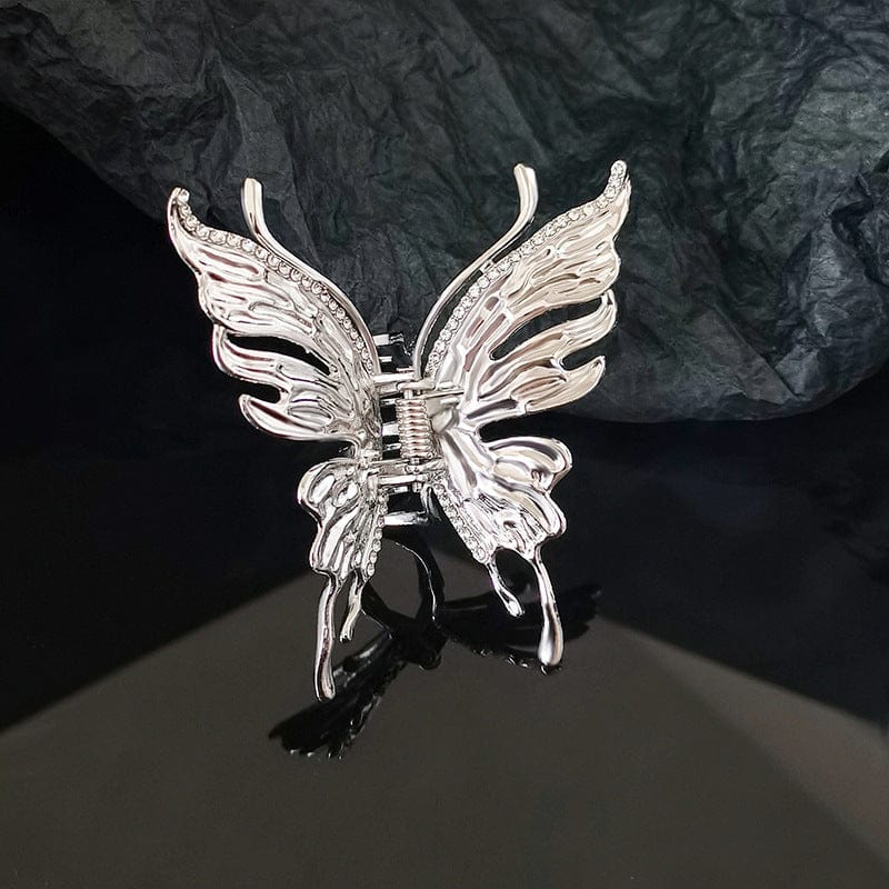 Elegante Haarklammer mit hohlem Schmetterling