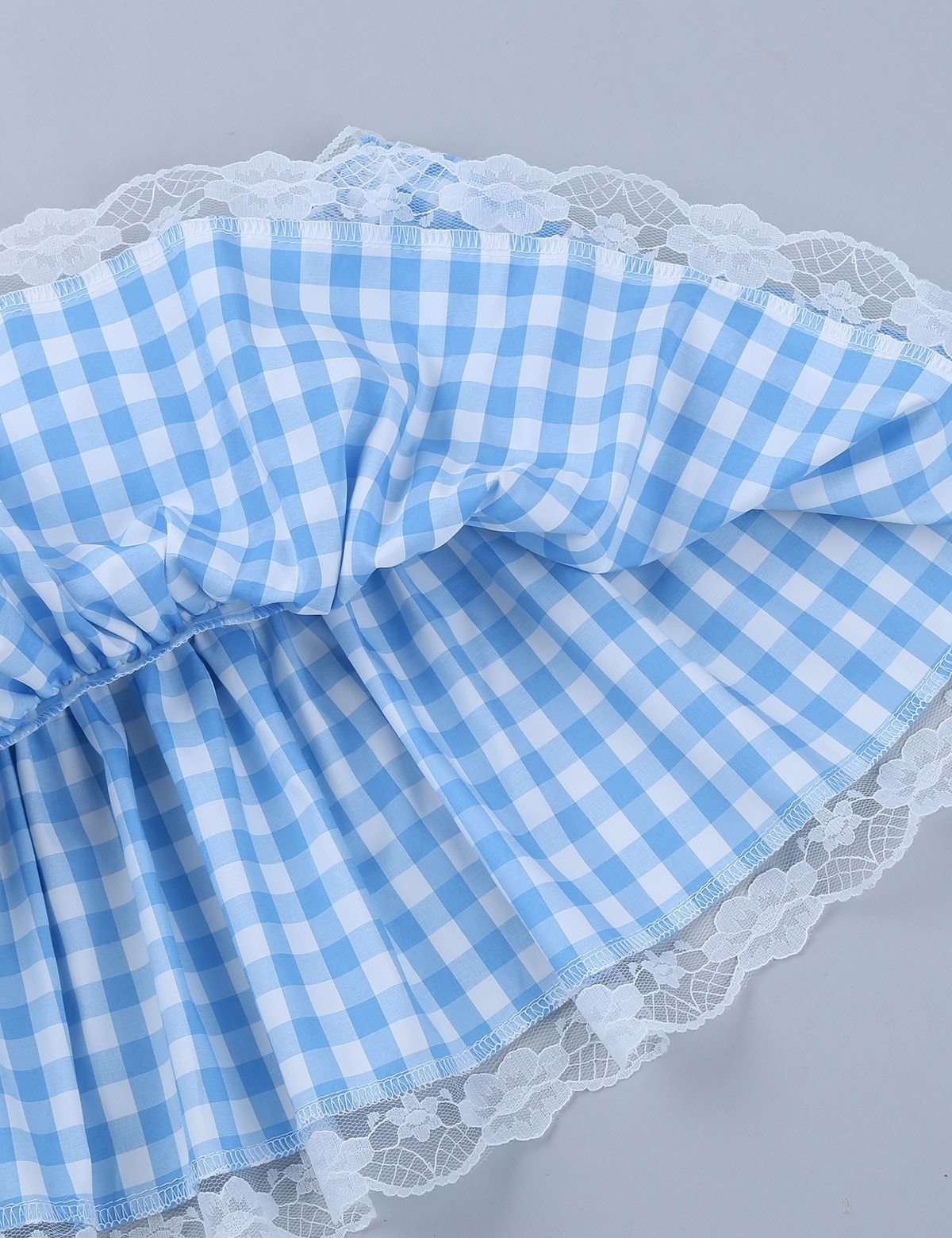 Gingham Micro Skirt - skirt