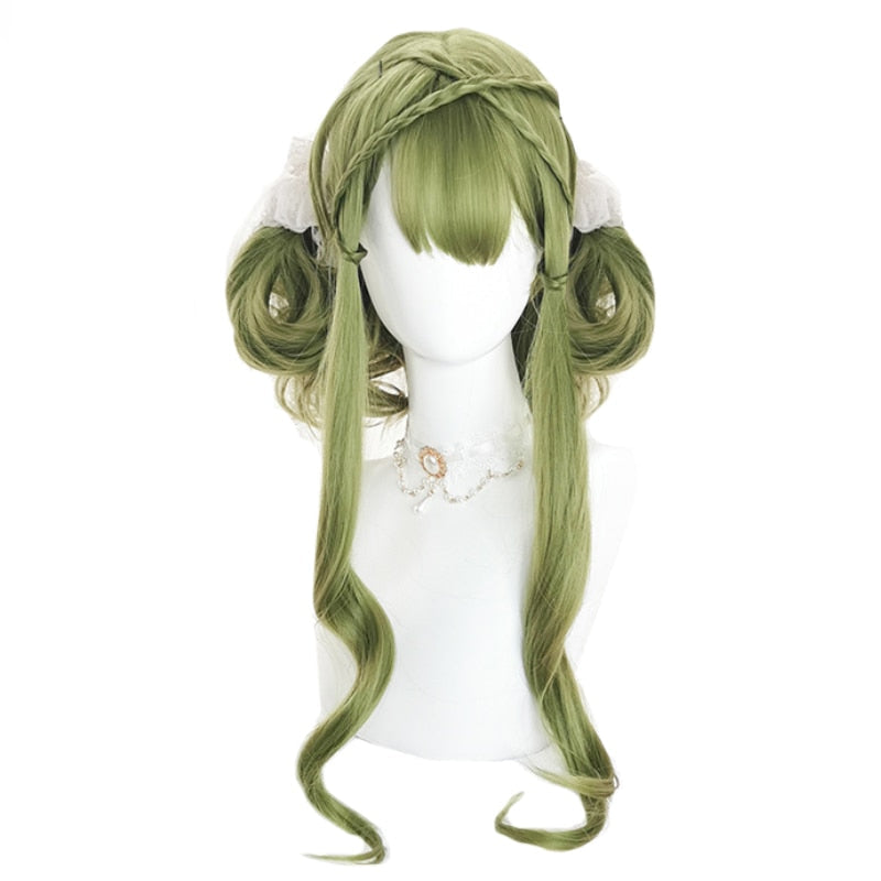 Green lolita wig - cosplay - wigs - costume - kanekalon