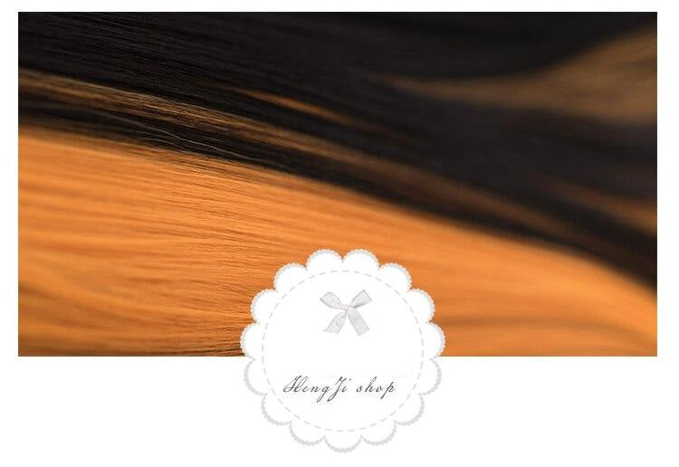 Halloween bob wig - bangs - cat girl - cosplay wig - costume - creepy