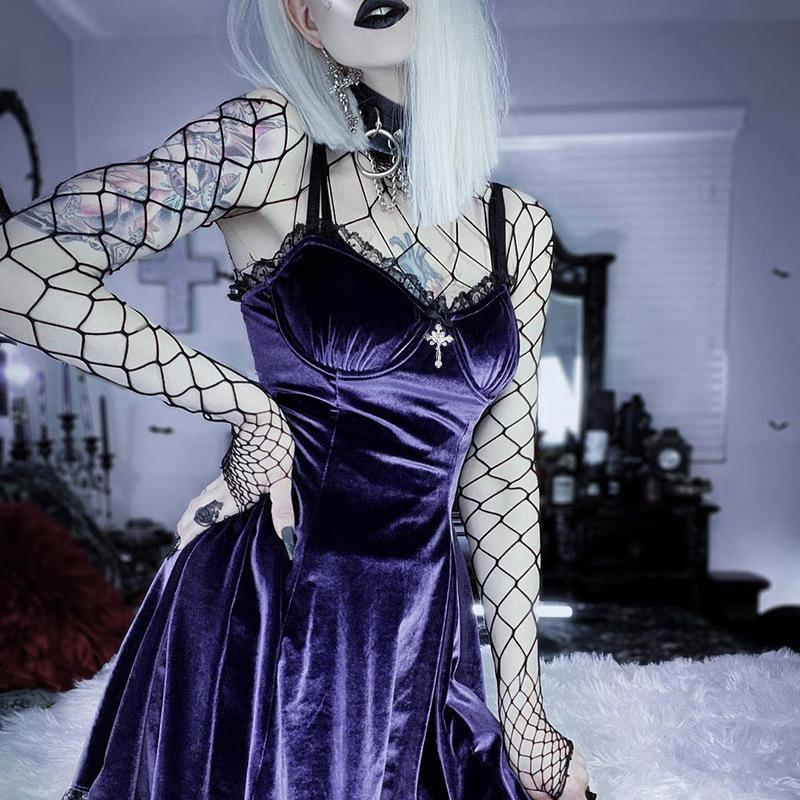 Halloween Party Dress - dress, dresses, goth, gothic, paci