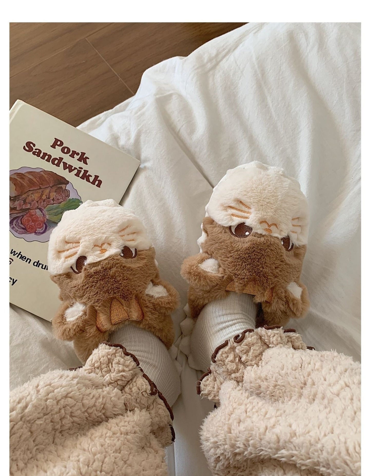 Hamster Slippers - footwear, fuzzy shoes, fuzzy slippers, gerbil, hamster Kawaii Babe