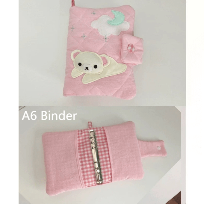Cute Cover Handmade Korilak Binder Fabric