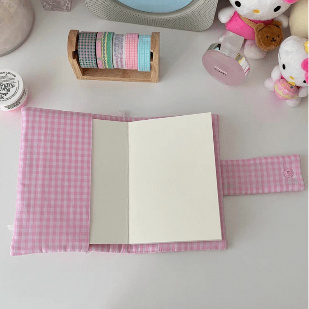 Fabric Bowknot Handmade Satin Heart Book Cover
