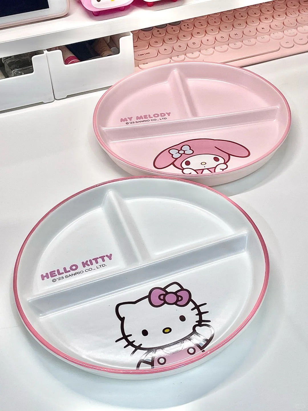 Kawaii Divided Dinner Plate 8 Inch