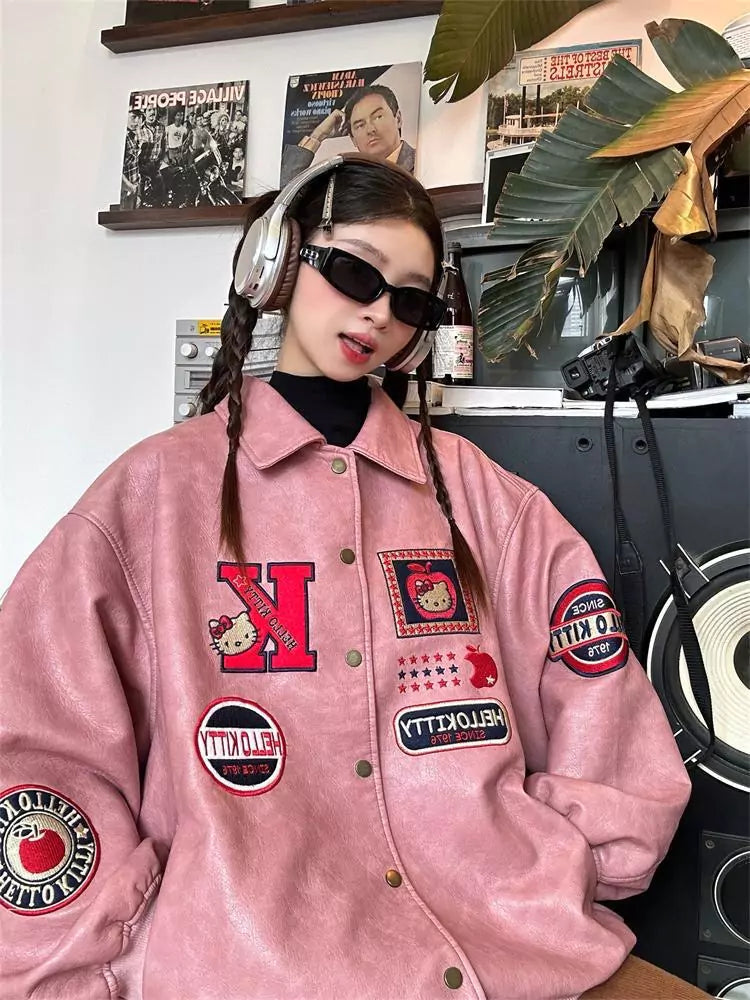 Kitty Glam Rider Leatherette Jacket