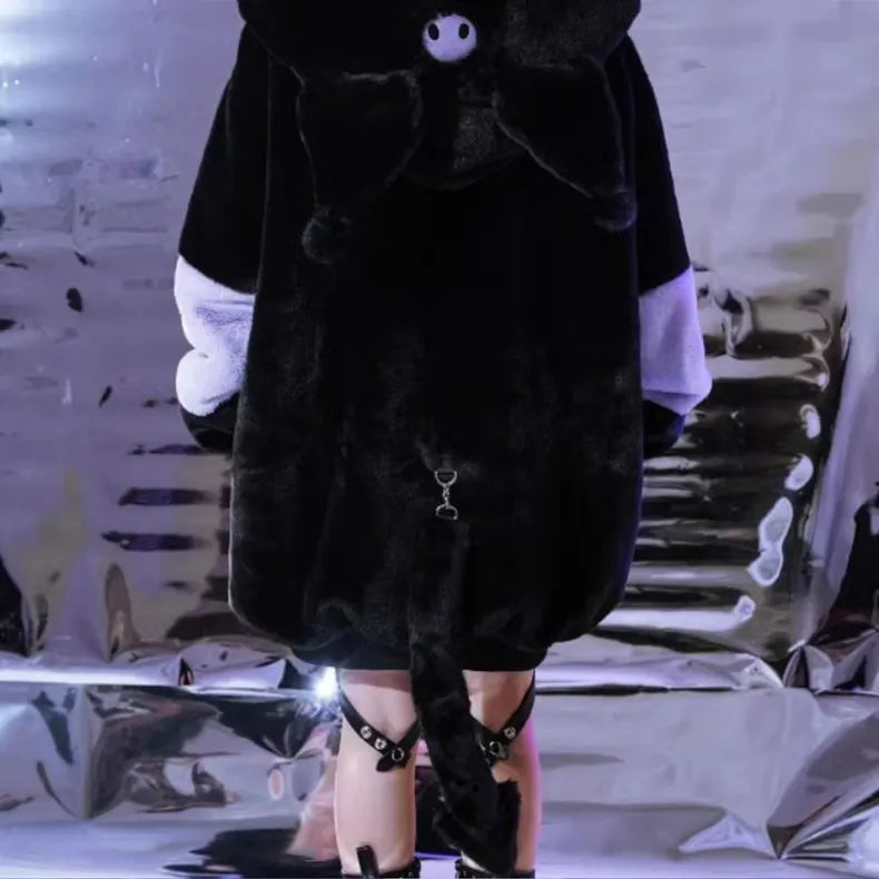 Jumbo Fluffy Kuro Oversized Jacket