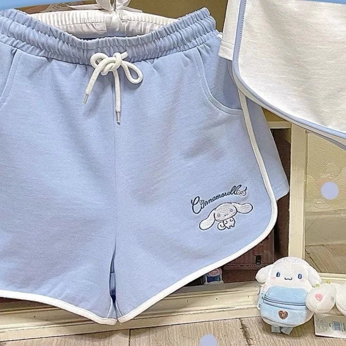 Kawaii athletic shorts - cinnamoroll - my melody - sanrio - short shorts
