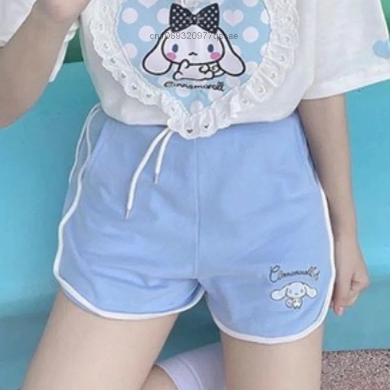 Kawaii athletic shorts - cinnamoroll - my melody - sanrio - short shorts