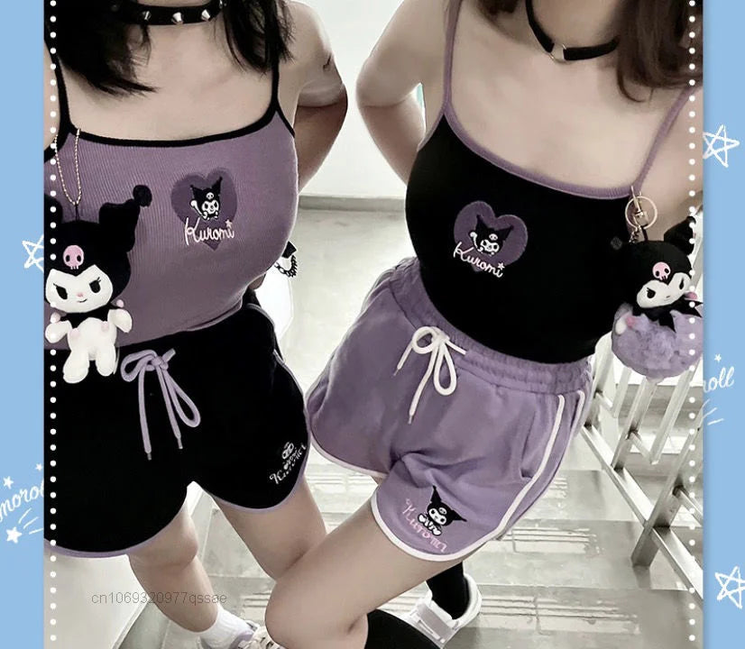 Kawaii athletic shorts - cinnamoroll - my melody - sanrio - short shorts