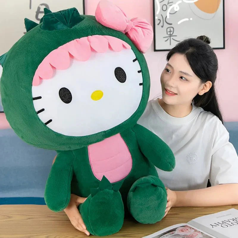 Kawaii Hello Kitty Dinosaur Plush - KAWAII LULU