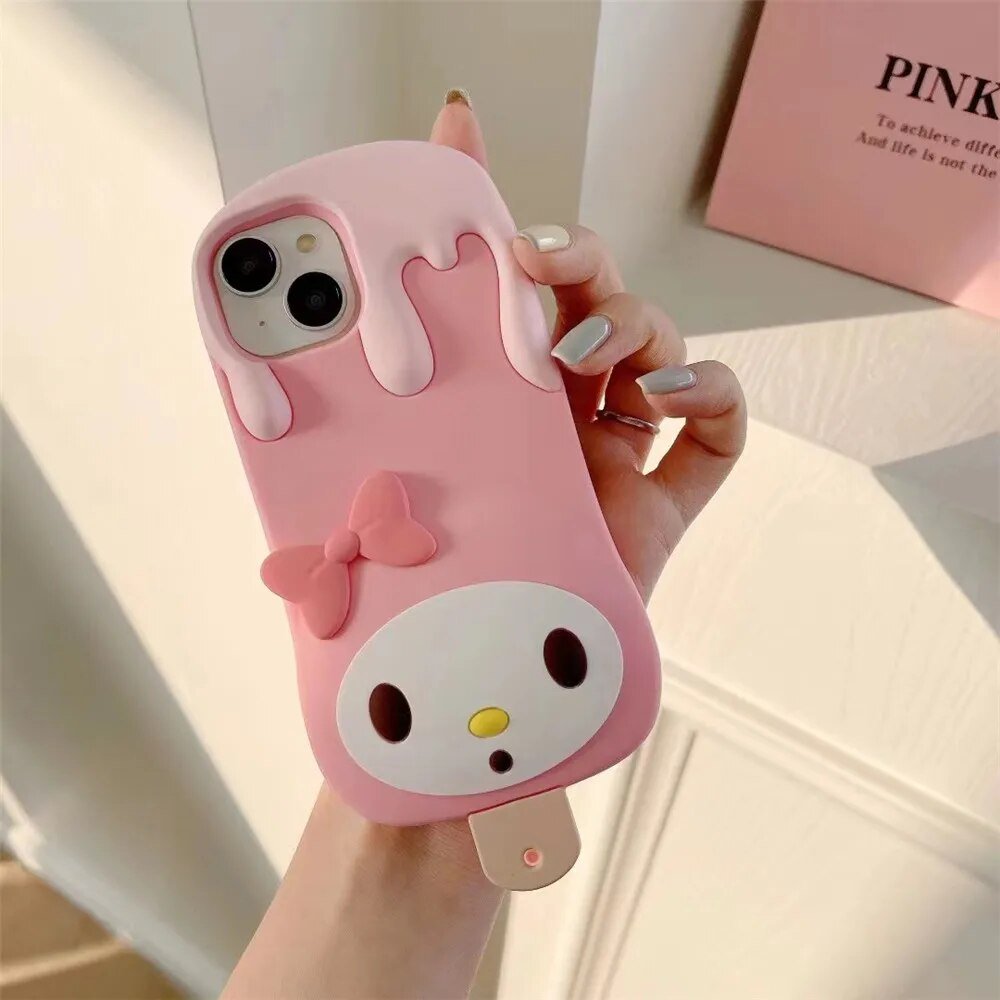 Kawaii My Melody Melting Ice Cream iPhone Case - KAWAII LULU