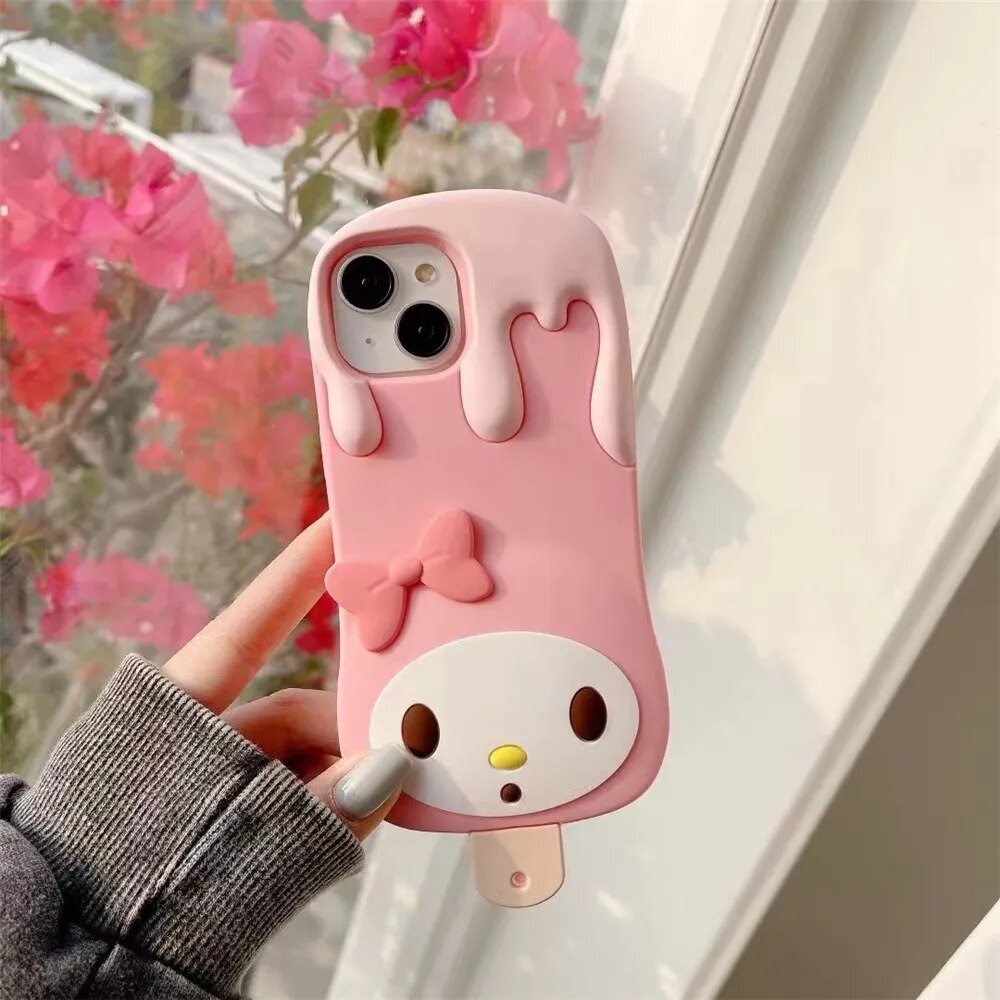 Kawaii My Melody Melting Ice Cream iPhone Case - KAWAII LULU