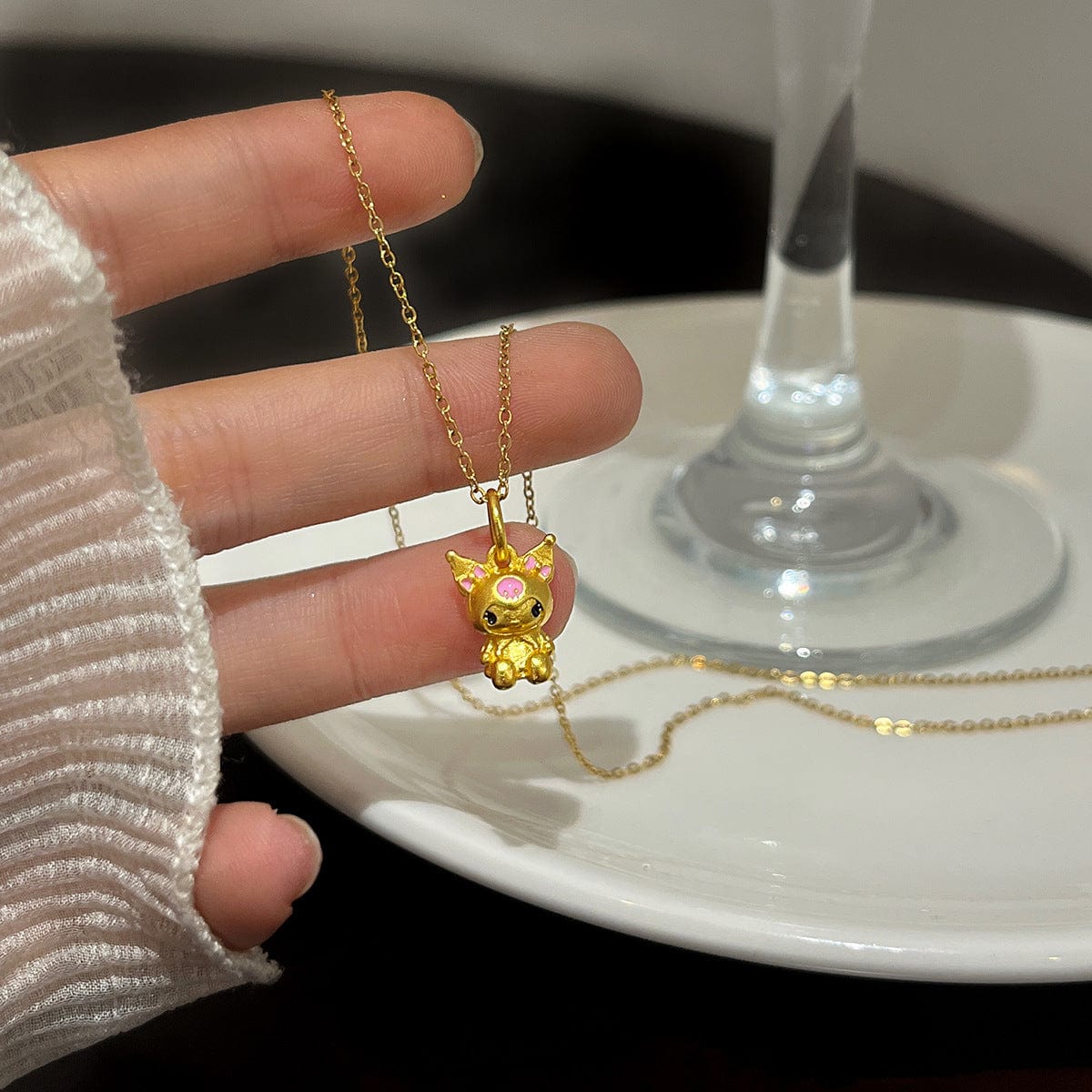 Kawaii Gold Filled Kuro Necklace