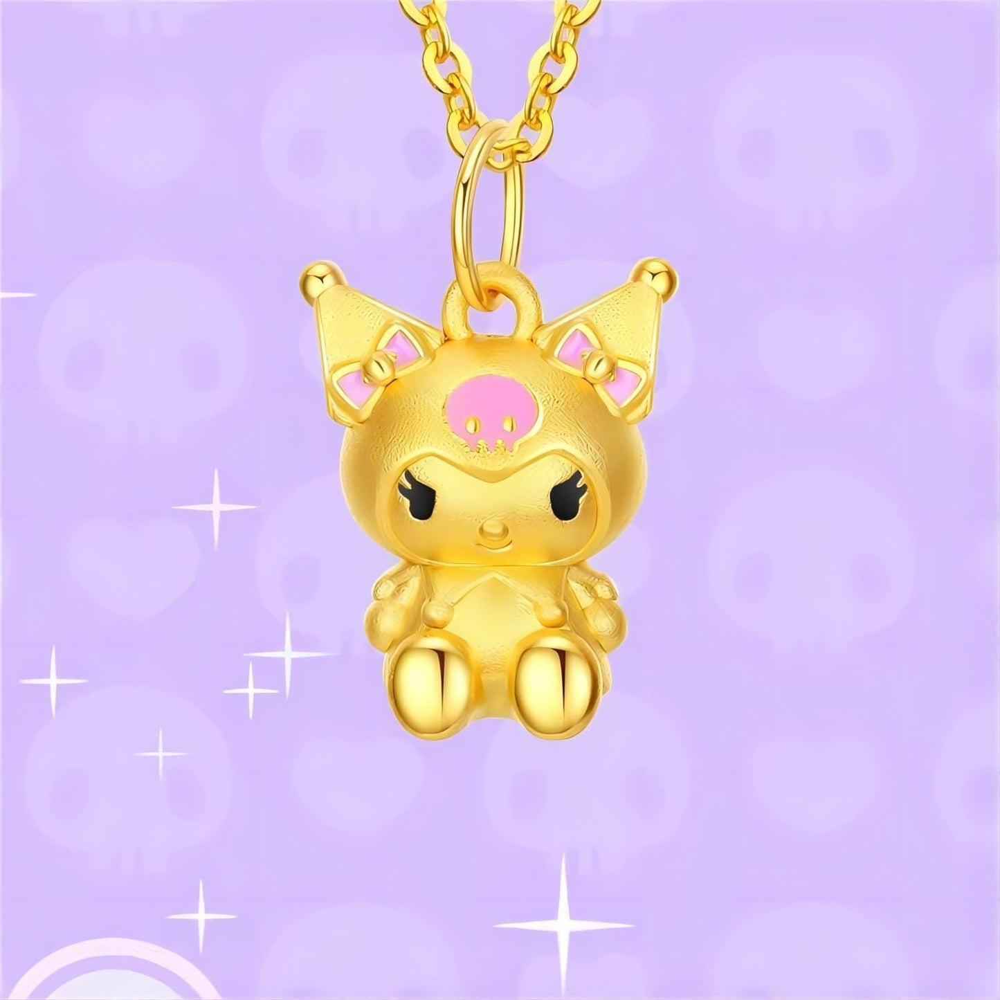 Kawaii Gold Filled Kuro Necklace