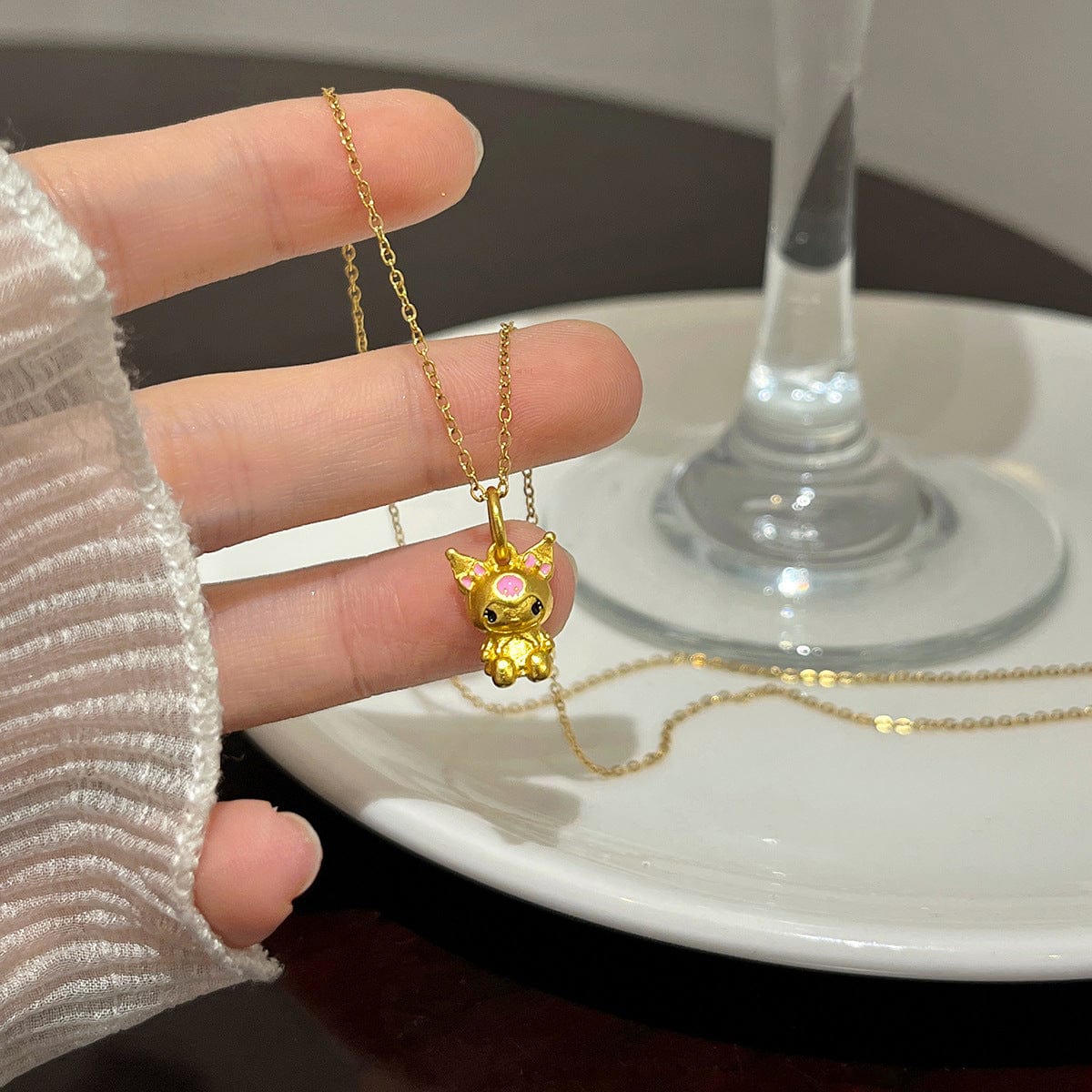 Kawaii Gold Filled Kuro Necklace