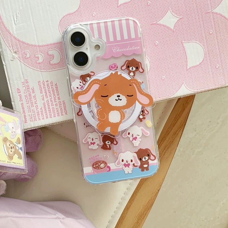 Case Sugarbunnies Magnetic Stand iPhone Kawaii